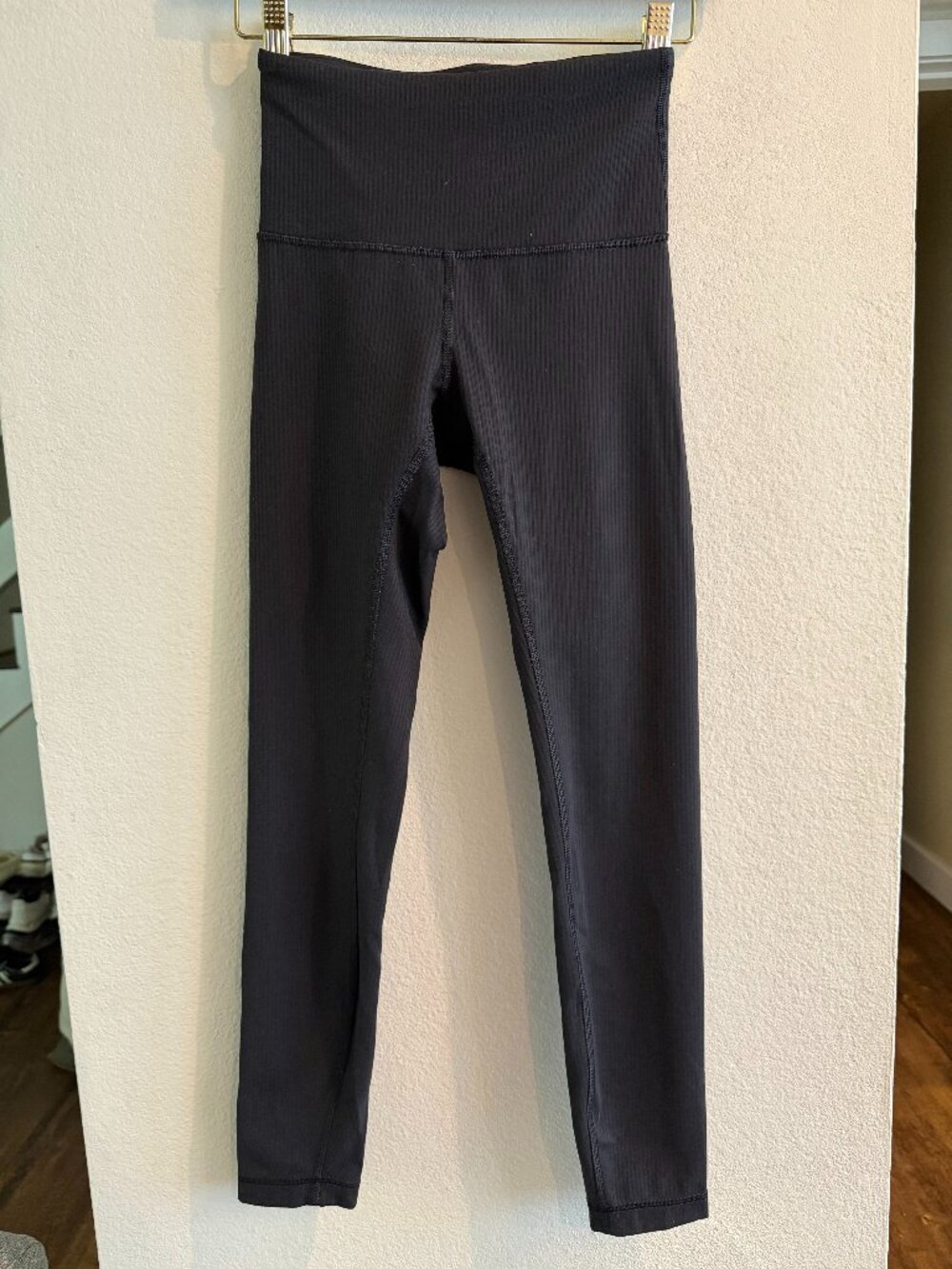 Lululemon Wunder Train High-Rise Ribbed Tight 25" Black